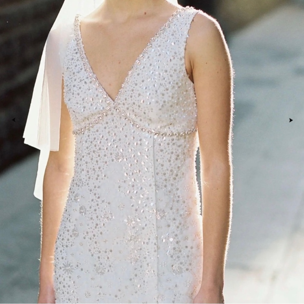 Self Portrait Dress - Perfect Bridal Mini - Picture 3 of 8